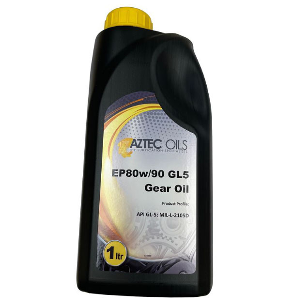 Order a EP80w/90 GL5 gear oil, for use with Titan Pro rotavator gearboxes.